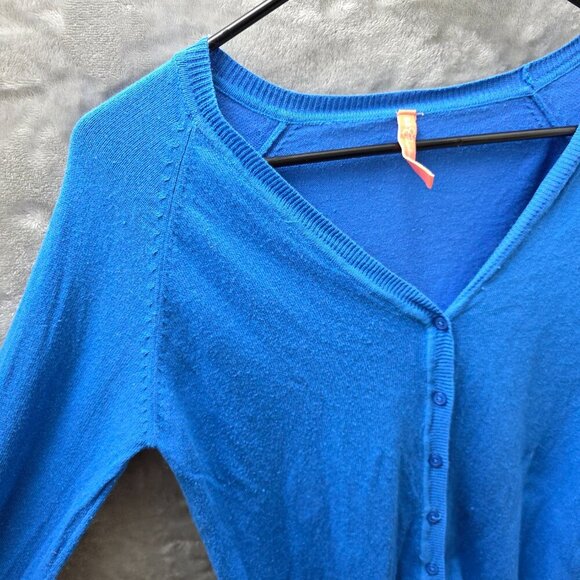 BB Couture Royal Blue Knit Cardigan | Women’s Medium - Picture 6 of 10